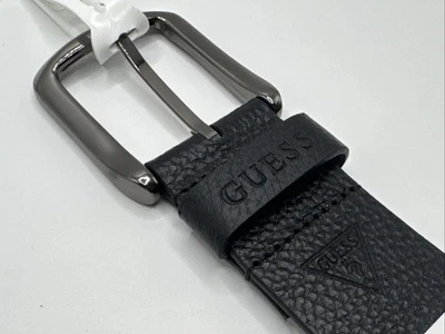 Pantalones Belt Guess para hombre S 30-32 hebilla cuero genuino 11GJ020008 precio de venta sugerido por el fabricante 49,50 USD nuevos Foto 1 de 4