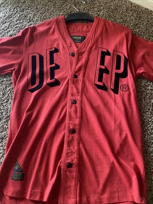 Camiseta de béisbol 10 Deep Altavista usada para hombre talla mediana Foto 1 de 4