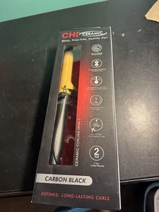 CHI Ceramic Curling Iron, Hair Curler for Smooth & Shiny Curls, Adjustable 1" - Picture 1 of 3