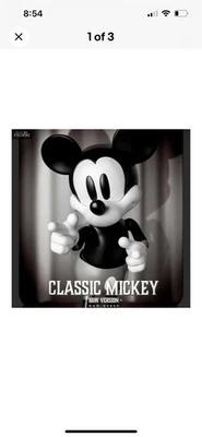 Disney Mickey Mouse Classic Black & White Version Exclusive 15” Figure DAH-050SP - Image 1 of 4