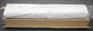 Pottery Barn 4444198 Belgian Linen Shade 26 x 64 White #2129 - Picture 1 of 3