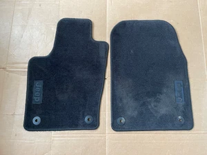 2011-2022 JEEP GRAND CHEROKEE FRONT CARPET FLOOR MAT SET BLACK OEM - Picture 1 of 4