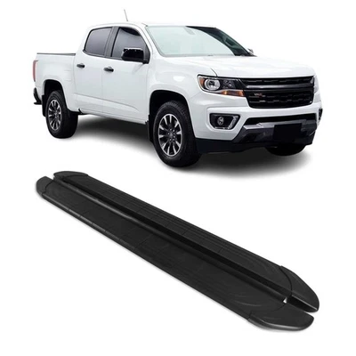 Side Step for Chevrolet Colorado / GMC Canyon Crew Cab 2015-2024 Silver Black - Image 1 of 4