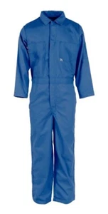 INDURA Flame Resistant Men's Coveralls Blue (Size: XL) - Picture 1 of 1
