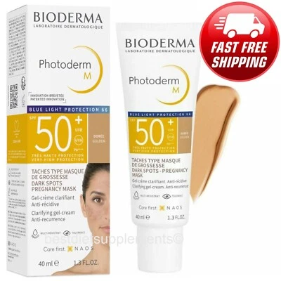 Bioderma Photoderm M SPF 50+ Blue Light Protection Tinted 40ml 1.3oz Exp 10/2026 - Image 1 of 3