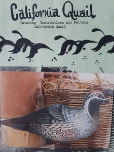 MARY HEGG CALIFORNIA QUAIL PAINTING PATTERN - Picture 1 of 3