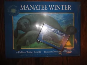 Manatee Winter Hardcover Book w/ Cassette Tape Sealed in Original Package - Picture 1 of 2