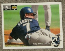 1994 Collector's Choice - HOUSTON ASTROS CRAIG BIGGIO - MINT - FREE SHIPPING