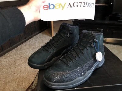 Nike Air Jordan Retro 12 OVO Negro Drake Para hombres Talla 11 Sin Stock RARO 873864-032 Foto 1 de 4