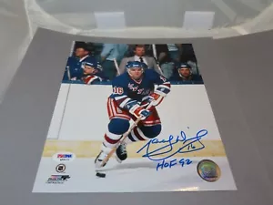 Marcel Dionne Signed New York Rangers 8x10 Photo Autographed PSA/DNA COA 1B - Picture 1 of 4