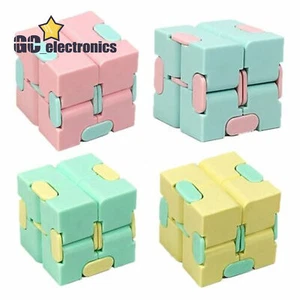 Cube Fidget Sensory Toy Stress Reliever Anxiety Relief Toys Kids Adults - Picture 1 of 10