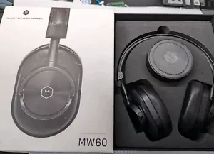 MASTER & DYNAMIC MW60 CUFFIE PIEGHEVOLI BLUETOOTH WIRELESS, METALLO NERO - Foto 1 di 8