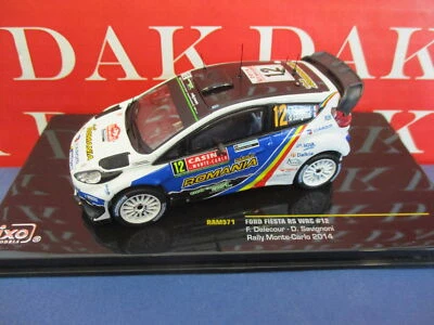 Die cast 1/43 Modellino Auto Ford Fiesta RS WRC Rally Monte Carlo 2014 Delecour - Immagine 1 di 4