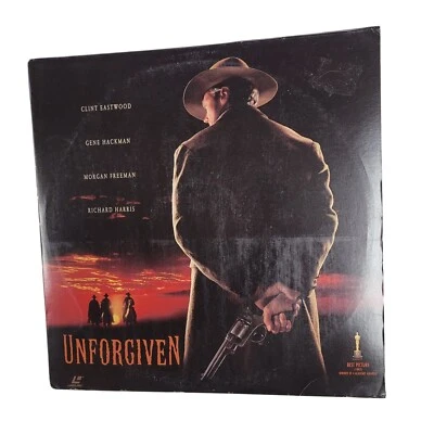 Unforgiven Laserdisc Clint Eastwood Gene Hackman Morgan Freeman Widescreen LD - Image 1 of 4