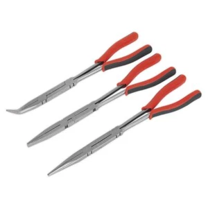 Sealey AK8580 Doppelgelenkzangen-Set 3-teilig lange Reichweite 335 mm - Bild 1 von 4