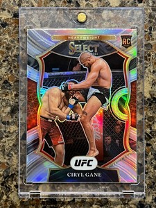 Ciryl Gane RC 2021 Panini Select UFC Concourse Prizm Refractor Gem Mint Rookie