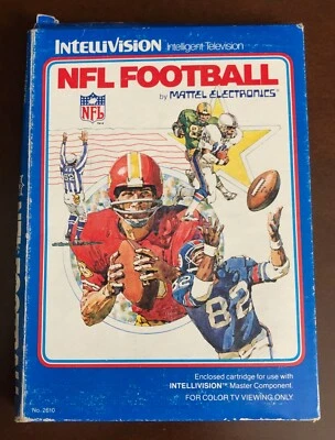 NFL Football from Mattel Electronics for Intellivision Empty Box - Image 1 of 4
