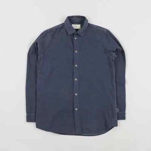 Folk Men's Baby Cord Corduroy Shirt - Smokey Blue - Size 2 - US Small - NWT - Picture 1 of 17