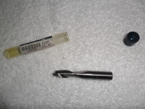 11/32" CARBURO SOLIDO 2 FLAUTI TAGLIO CENTRALE SINGOLO MOZZO FINE FRESA DI GARR TOOL #11210 - Foto 1 di 3