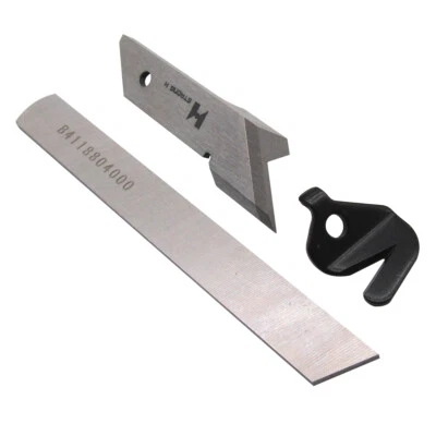 UPPER & LOWER & THREAD CHAIN CUTTER OVERLOCK KNIVES - FOR JUKI MO-816 CLASS  - Image 1 of 3