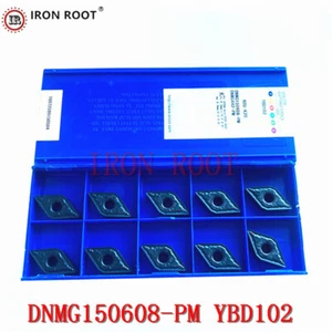 Herramienta de torneado CNC genuina 100 DNMG150608-PM YBD102 insertos de carburo para hierro fundido - Imagen 1 de 6