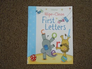 Wipe-Clean First Letters (Usborne Wipe-Clean Books) - Paperback - VERY GOOD - Bild 1 von 3
