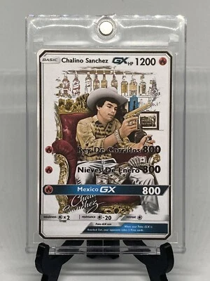 Carta Pokémon Chalino Sánchez Leyenda México Corrido Foto 1 de 2
