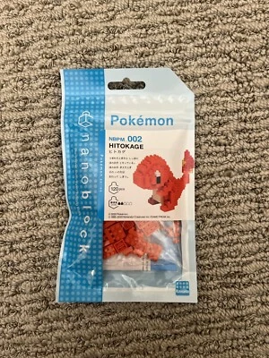 Kawada Nano-Block Pokemon Charmander Building Kit 120 Pieces - Image 1 of 2