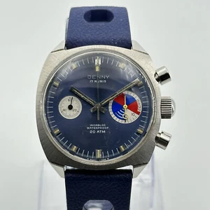 Jenny Chronograph Yachting big eye blu MaurenceMonkey - Imagen 1 de 11