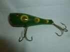 3 Inch Wood w/ Glass Eyes RESTORED Unbranded Plunker-Type Lure  Lot 1-541