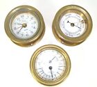 Set of Victory Brass Clock Barometer and Comfort Meter For Parts