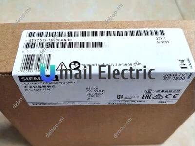 New Siemens SIMATIC S7-1500 CPU 1513-1 PN 6ES7513-1AL02-0AB0 6ES7 513-1AL02-0AB0 - Image 1 of 4