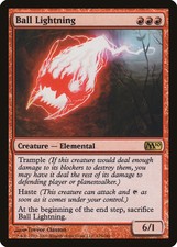 Ball Lightning Magic 2010 / M10 PLD Red Rare MAGIC GATHERING CARD ABUGames