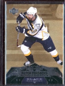 2007-08 Black Diamond Gold #178 Peter Forsberg 01/10