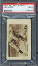1923 V100 Willard's Chocolate Ivy Olson PSA 4 Brooklyn Robins