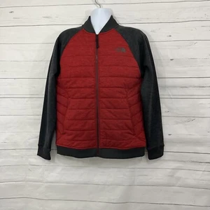 Giacca The North Face uomo taglia media rossa grigia full zip trapuntata tasche - Foto 1 di 19