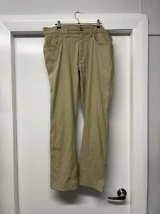 Eddie Bauer Mens Kahki Pants Classic Fit Stretch - Hiking Pants Size 36 X 32 - Picture 1 of 5