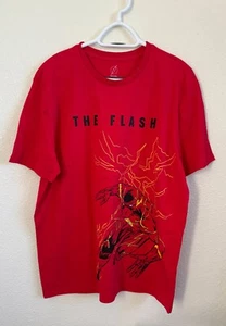 Walmart DC Comics Size LARGE The Flash T Shirt Mens Licensed Tee Red - Brand New - Picture 1 of 5