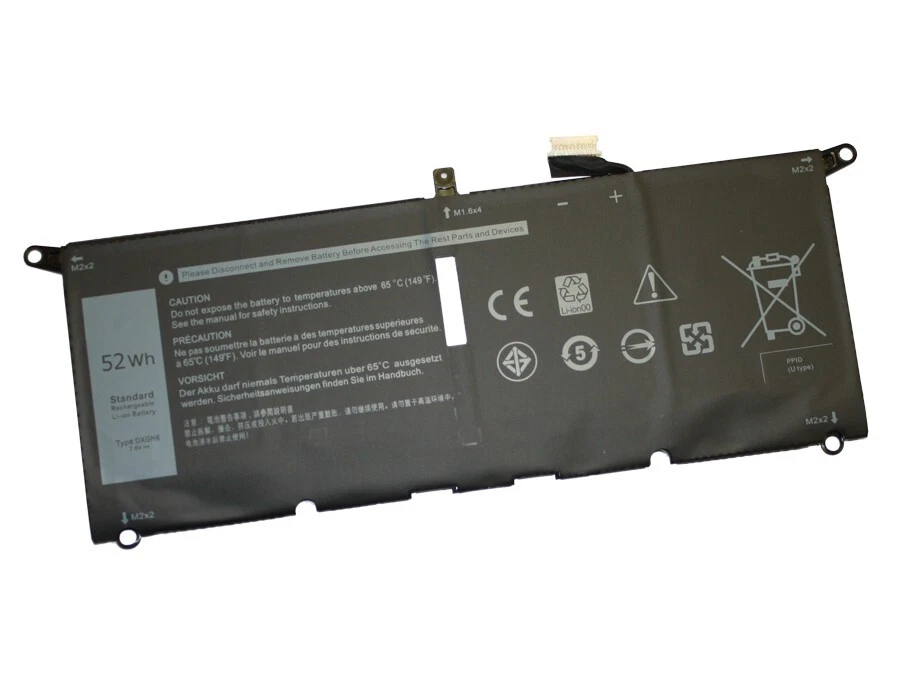 Laptop Battery Dell INSPIRON 7390 7391 2-IN-1 XPS 13 7390 9370 9380 52Wh DXGH8 - Image 1 of 1