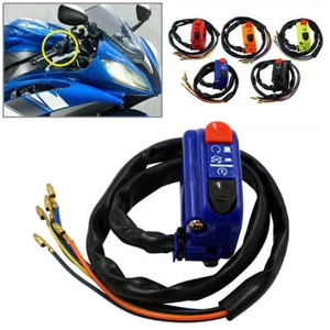 7/8" Handlebar Motorcycle Ignition Switch On Off Starter Engine Start DC12V/10A - Picture 1 of 12