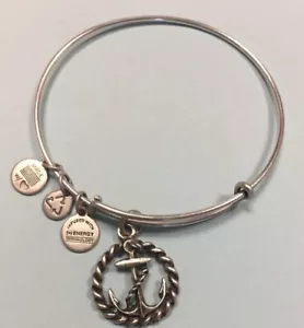 Alex und Ani Armband Silberfarben Anker Maritim Charm Made USA - Bild 1 von 4