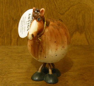 ANIMAL ANTICS #4829-7 HORSE BOBBLE BODY 4.25" NEW From Retail Store by RANGER - Picture 1 of 1