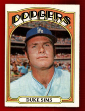 1972 O-Pee-Chee #63 Duke Sims VG BACK ISSUE