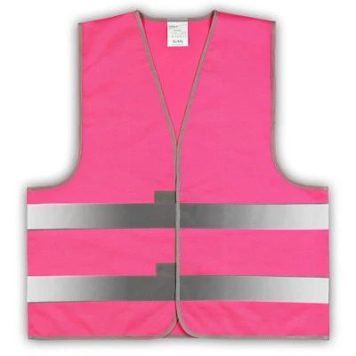 easyMesh® Signalweste Warnweste pink/magenta Größe M/L
