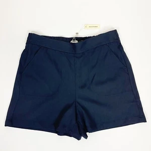 Max Studio Shorts Womens Size XL Navy Blue Pull On NWT - Picture 1 of 8