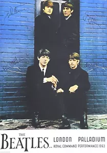 The Beatles London Palladium Vintage 1963 Poster Mint Condition - Picture 1 of 1