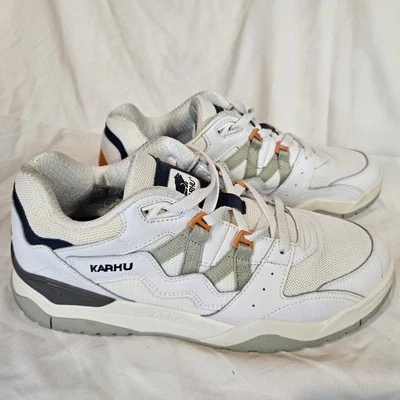 Karhu Fusion XT Blanc de Blanc Vintage Khaki Men's Lace-Up Sneakers Size 10 - Image 1 of 4