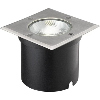 Luz de tierra cuadrada Eurofase Lighting 32190-014 7W 1 LED - 5 pulgadas de ancho usada Foto 1 de 2