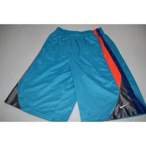 Boys Teens Nike Gym Shorts Athletic Workout Size XL Blue Polyester Basketball - Picture 1 of 5