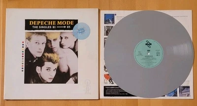 Depeche Mode The Singles 81 - 85 12" grey Vinyl Mute Logo 3 Germany Repress 1989 - Bild 1 von 4